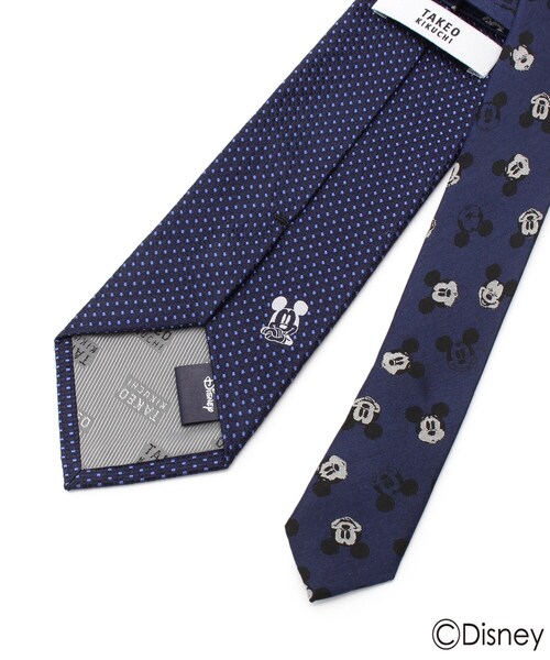 Disney（ディズニー）の「[ ミッキーマウス ]フェイスモノグラムネクタイ[ メンズ タイ ミッキー ギフト 箱 ]（ネクタイ・メンズ・ネイビー/ボルドー・80）」の8枚目の写真