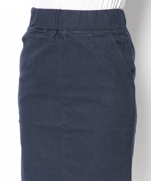 WHO'S WHO gallery（フーズフーギャラリー）の「ヒザ丈タイトスカート（スカート・レディース・ネイビー・FREE）」の3枚目の写真