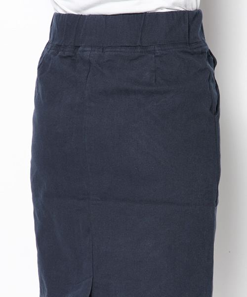 WHO'S WHO gallery（フーズフーギャラリー）の「ヒザ丈タイトスカート（スカート・レディース・ネイビー・FREE）」の4枚目の写真