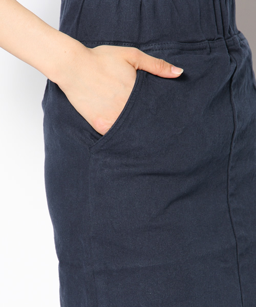 WHO'S WHO gallery（フーズフーギャラリー）の「ヒザ丈タイトスカート（スカート・レディース・ネイビー・FREE）」の7枚目の写真