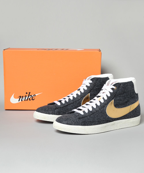 BEAMS(ビームス)の「NIKE SPORTSWEAR / BLAZER MID PRM VNTG(スニーカー・メンズ・チャコールグレー/ネイビー・26/27/28/28.5/26.5/27.5)」の11枚目の写真