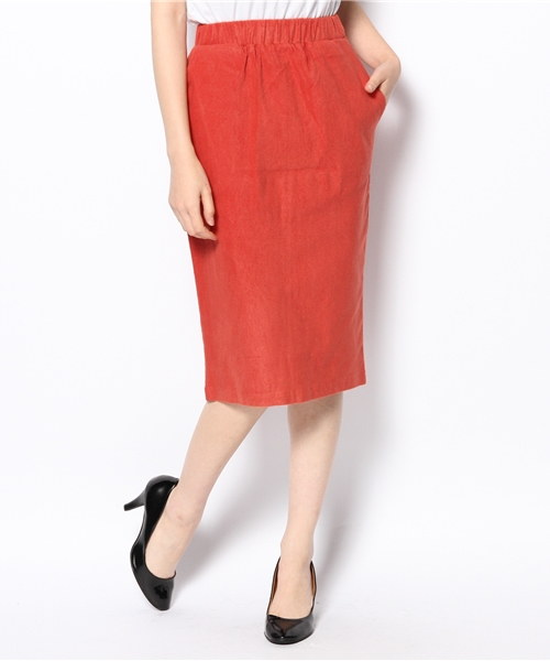 Kastane（カスタネ）の「【Kastane]】無地2wayタイトスカート（スカート・レディース・ネイビー/オレンジ/グリーン・FREE）」の13枚目の写真