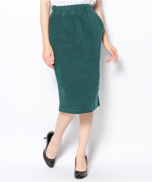 Kastane（カスタネ）の「【Kastane]】無地2wayタイトスカート（スカート・レディース・ネイビー/オレンジ/グリーン・FREE）」の14枚目の写真