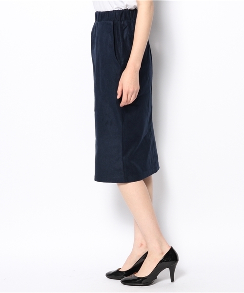 Kastane（カスタネ）の「【Kastane]】無地2wayタイトスカート（スカート・レディース・ネイビー/オレンジ/グリーン・FREE）」の4枚目の写真