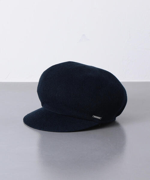 UNITED ARROWS（ユナイテッドアローズ）の「UWSC LN キャスケット◆（ハット・レディース・ネイビー/ブラック/ベージュ・FREE）」の4枚目の写真