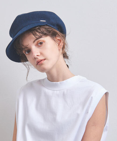 UNITED ARROWS（ユナイテッドアローズ）の「UWSC LN キャスケット◆（ハット・レディース・ネイビー/ブラック/ベージュ・FREE）」の17枚目の写真