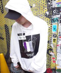 【ビッグシルエット】AFYF HW MILANO ART PARKA/オーバーサイズミラノアートパーカー
