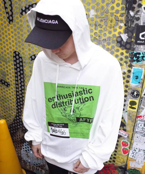 AFYF(エーエフワイエフ)の「【ビッグシルエット】AFYF HW MILANO ART PARKA/オーバーサイズミラノアートパーカー(パーカー・メンズ・ホワイト系その他/ホワイト系その他3/ホワイト系その他4/ブラック系その他4/ブラック系その他3/ブラック系その他2/ブラック系その他/ホワイト系その他2/その他1/その他3/その他4/その他2/その他/その他5/その他6/その他7・FREE)」の4枚目の写真
