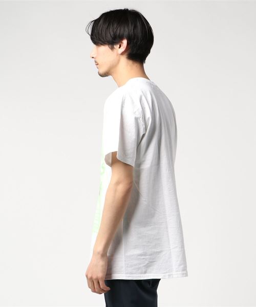 JACKROSE（ジャックローズ）の「JE・スプレーロゴTシャツ（Tシャツ/カットソー・メンズ・ピンク/グリーン・M/L）」の4枚目の写真
