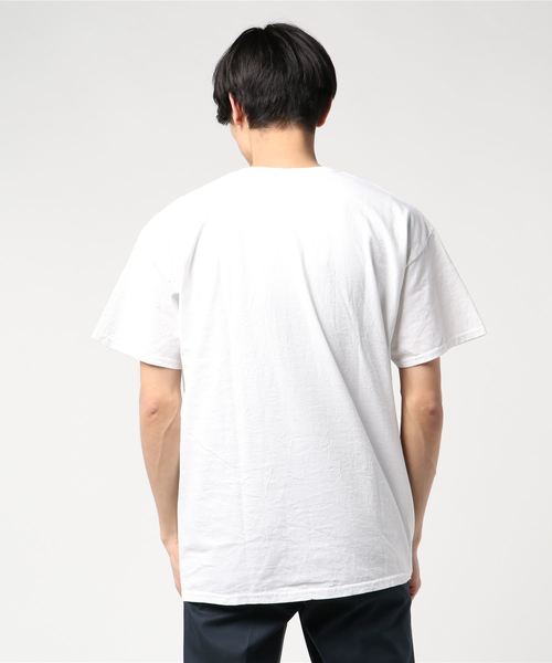 JACKROSE（ジャックローズ）の「JE・スプレーロゴTシャツ（Tシャツ/カットソー・メンズ・ピンク/グリーン・M/L）」の3枚目の写真
