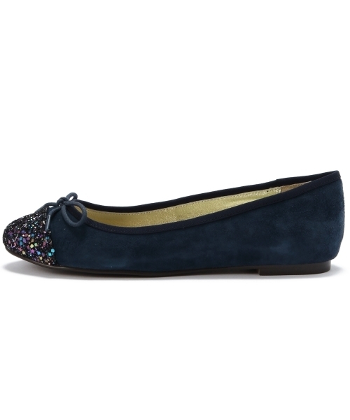 PEPITA D'ORO（ペピータドロ）の「ペピータ ドロ/P スワニー CT10#（バレエシューズ・レディース・ホワイト/ネイビー/ライトピンク/ブラック・24.5cm/23.5cm/22cm/25cm/22.5cm/24cm/21.5㎝/23cm）」の9枚目の写真