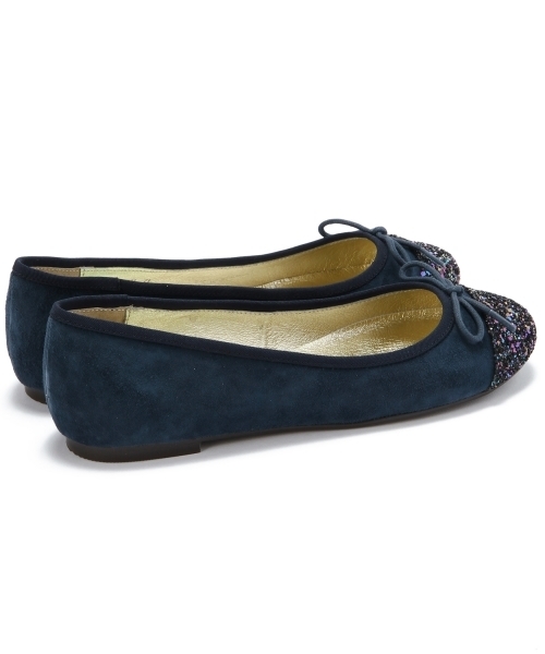 PEPITA D'ORO（ペピータドロ）の「ペピータ ドロ/P スワニー CT10#（バレエシューズ・レディース・ホワイト/ネイビー/ライトピンク/ブラック・24.5cm/23.5cm/22cm/25cm/22.5cm/24cm/21.5㎝/23cm）」の18枚目の写真