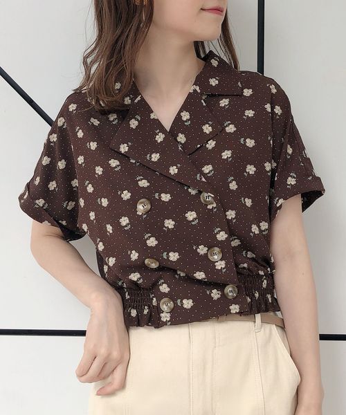 one after anotherNICE CLAUP ブラウン one after another NICE CLAUP/プレミアムなガウンワンピ｜NICE