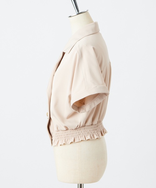 one after another NICE CLAUP（ワンアフターアナザーナイスクラップ）の「【ZOZO限定】開襟セットアップ（ワンピース・レディース・ブラウン系その他/その他/ベージュ系その他/ドット/チェック・FREE）」の22枚目の写真