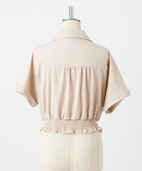 one after another NICE CLAUP（ワンアフターアナザーナイスクラップ）の「【ZOZO限定】開襟セットアップ（ワンピース・レディース・ブラウン系その他/その他/ベージュ系その他/ドット/チェック・FREE）」の21枚目の写真