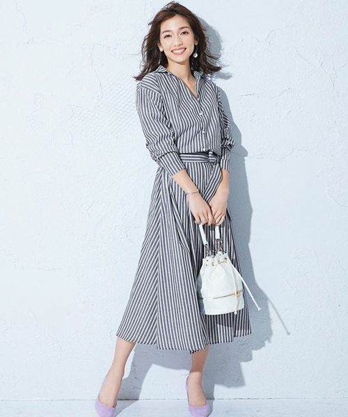 Pierrot（ピエロ）の「2wayデザイン巾着バッグ（トートバッグ・レディース・ホワイト/グレイッシュベージュ/グリーン・FREE）」の12枚目の写真