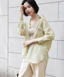 LOWRYS FARM | シアーＣＰＯシャツ　849026(シャツ/ブラウス)