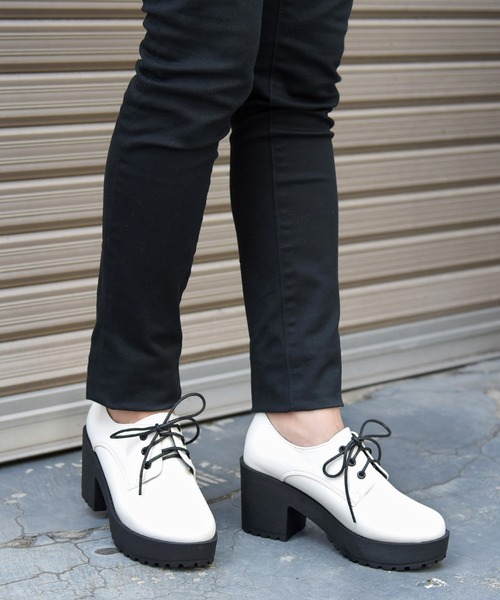 タンクソール厚底レースアップシューズ ローファー Nofall ノーフォール のファッション通販 Zozotown