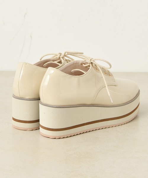 one after another NICE CLAUP（ワンアフターアナザーナイスクラップ）の「レースアップ 厚底シューズ（その他シューズ・レディース・ブラック/アイボリー/モカ・SMALL/MEDIUM/LARGE）」の15枚目の写真