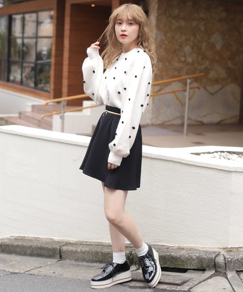 one after another NICE CLAUP（ワンアフターアナザーナイスクラップ）の「レースアップ 厚底シューズ（その他シューズ・レディース・ブラック/アイボリー/モカ・SMALL/MEDIUM/LARGE）」の20枚目の写真