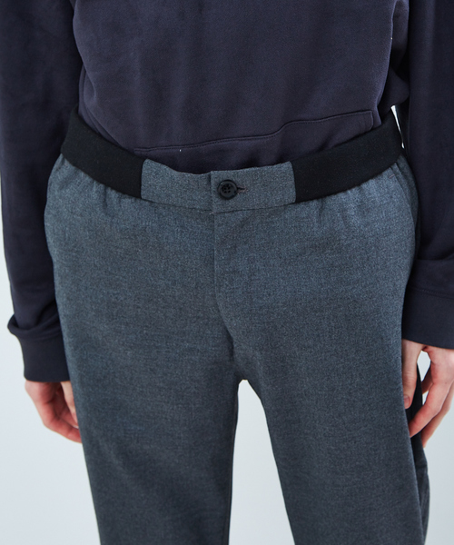 ABAHOUSE GRAY(アバハウスグレイ)の「【セットアップ対応/展開店舗限定】CARREMAN Ribパンツ(その他パンツ・メンズ・チャコールグレー/ネイビー/モカ/グレー系その他・46/48/50)」の11枚目の写真
