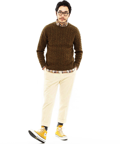 BEAMS PLUS（ビームスプラス）の「◎BEAMS PLUS / コーデュロイ 8分丈パンツ（カーゴパンツ・メンズ・ホワイト/ダークオリーブ/ネイビー/ブラック・LARGE/MEDIUM/SMALL/X-LARGE/X-SMALL）」の8枚目の写真