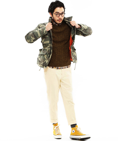 BEAMS PLUS（ビームスプラス）の「◎BEAMS PLUS / コーデュロイ 8分丈パンツ（カーゴパンツ・メンズ・ホワイト/ダークオリーブ/ネイビー/ブラック・LARGE/MEDIUM/SMALL/X-LARGE/X-SMALL）」の7枚目の写真