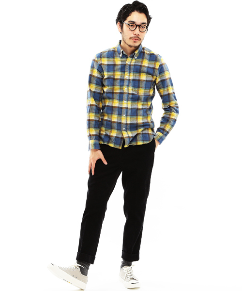 BEAMS PLUS（ビームスプラス）の「◎BEAMS PLUS / コーデュロイ 8分丈パンツ（カーゴパンツ・メンズ・ホワイト/ダークオリーブ/ネイビー/ブラック・LARGE/MEDIUM/SMALL/X-LARGE/X-SMALL）」の9枚目の写真