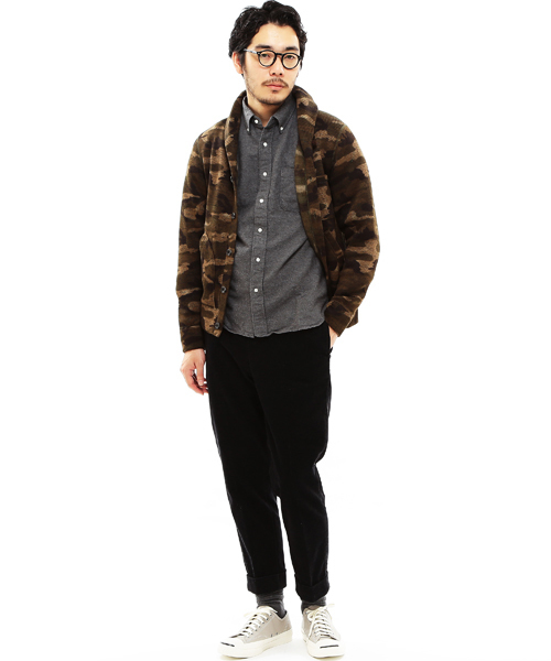 BEAMS PLUS（ビームスプラス）の「◎BEAMS PLUS / コーデュロイ 8分丈パンツ（カーゴパンツ・メンズ・ホワイト/ダークオリーブ/ネイビー/ブラック・LARGE/MEDIUM/SMALL/X-LARGE/X-SMALL）」の17枚目の写真