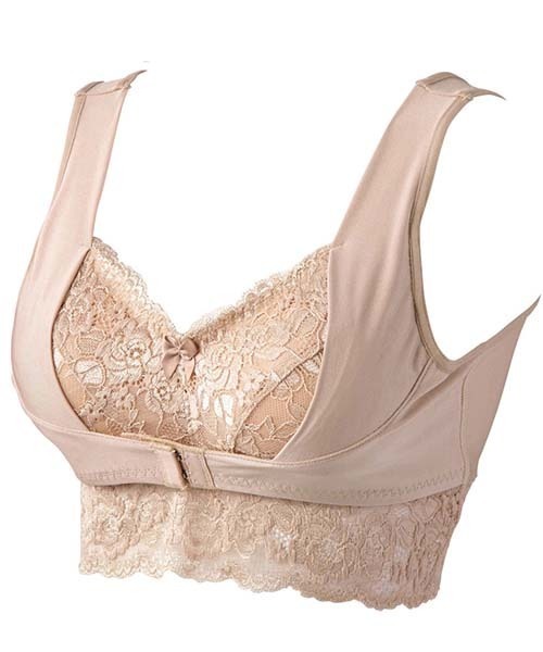 YU'NOW（ユナウ）の「美乳ナイトケアのおやすみブラ（ナイトブラ・レディース・ライトグレー/ライトブルー/スモークピンク/モカ/ブラック/アイボリー/ラベンダー/ローズ/ミント・SMALL/MEDIUM/LARGE/X-LARGE/XX-LARGE）」の16枚目の写真