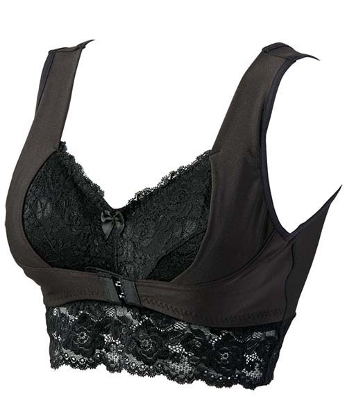 YU'NOW（ユナウ）の「美乳ナイトケアのおやすみブラ（ナイトブラ・レディース・ライトグレー/ライトブルー/スモークピンク/モカ/ブラック/アイボリー/ラベンダー/ローズ/ミント・SMALL/MEDIUM/LARGE/X-LARGE/XX-LARGE）」の15枚目の写真