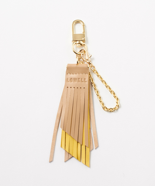 LOWELL things（ロウェル　シングス）の「タッセル配色チャーム（チャーム・レディース・ベージュ/シルバー/ラベンダー・フリー）」の6枚目の写真