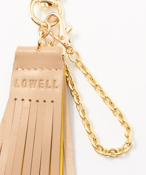 LOWELL things（ロウェル　シングス）の「タッセル配色チャーム（チャーム・レディース・ベージュ/シルバー/ラベンダー・フリー）」の4枚目の写真