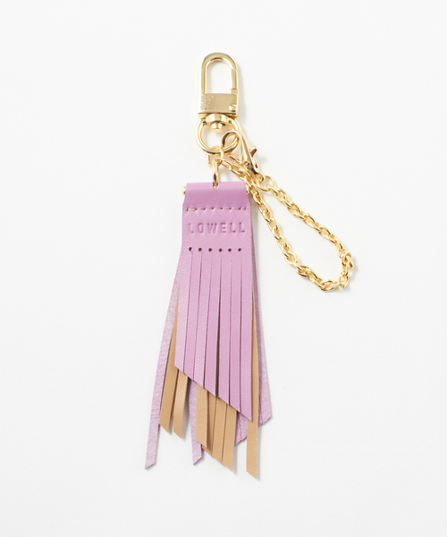 LOWELL things（ロウェル　シングス）の「タッセル配色チャーム（チャーム・レディース・ベージュ/シルバー/ラベンダー・フリー）」の11枚目の写真