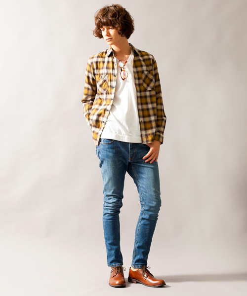 BEAUTY&YOUTH UNITED ARROWS(ビューティーアンドユースユナイテッドアローズ)の「【WEB限定】by ∴ オンブレ チェック レギュラーカラー シャツ ◆(シャツ/ブラウス・メンズ・レッド/イエロー/ケリー/ブラック・LARGE/SMALL/MEDIUM)」の17枚目の写真