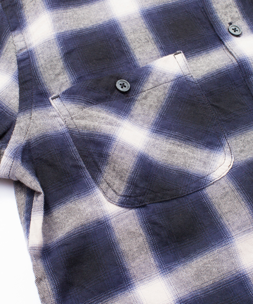 BEAUTY&YOUTH UNITED ARROWS(ビューティーアンドユースユナイテッドアローズ)の「【WEB限定】by ∴ オンブレ チェック レギュラーカラー シャツ ◆(シャツ/ブラウス・メンズ・レッド/イエロー/ケリー/ブラック・LARGE/SMALL/MEDIUM)」の11枚目の写真