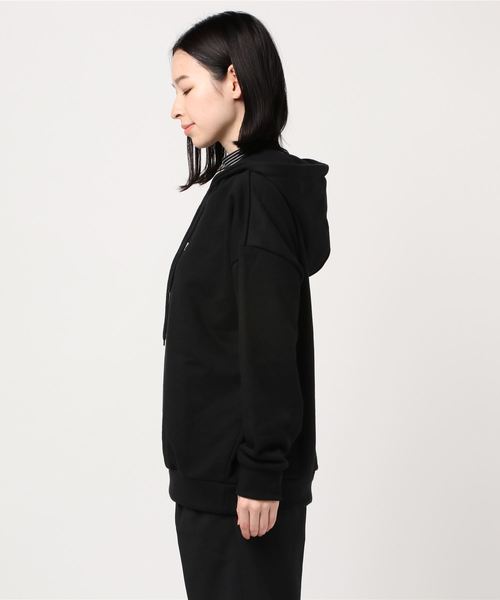 DING（ディング）の「DING/フェイクレイヤードパーカー（パーカー・レディース・ホワイト/ブラック/パープル・FREE）」の8枚目の写真