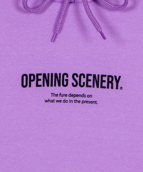 DING（ディング）の「DING/フェイクレイヤードパーカー（パーカー・レディース・ホワイト/ブラック/パープル・FREE）」の7枚目の写真