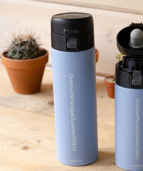 LAKOLE（ラコレ）の「【保温保冷】ワンタッチポータブルタンブラー