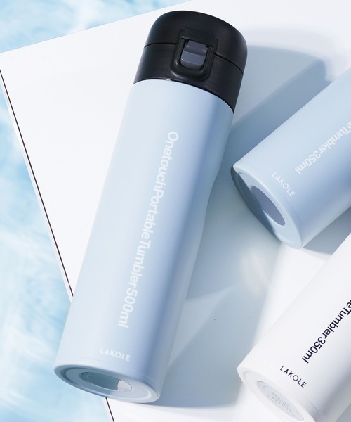 LAKOLE（ラコレ）の「【保温保冷】ワンタッチポータブルタンブラー