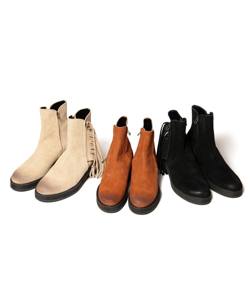 glamb(グラム)の「Fringe boots / フリンジブーツ(ブーツ・メンズ・ベージュ/ブラック/ブラウン・L/S/2/M/3/1/4)」の17枚目の写真