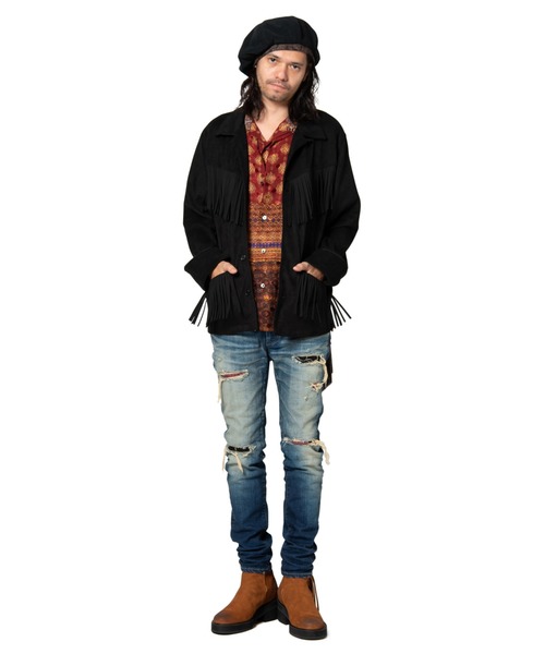 glamb(グラム)の「Fringe boots / フリンジブーツ(ブーツ・メンズ・ベージュ/ブラック/ブラウン・L/S/2/M/3/1/4)」の22枚目の写真
