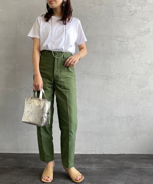 HANES（ヘインズ）の「[HANES/ヘインズ] 2P ジャパンフィットクルーネックパックTシャツ（Tシャツ/カットソー・レディース・ホワイト・S/M/L）」の14枚目の写真