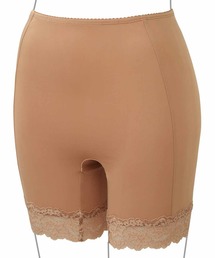 IEDIT（イディット）の「ＩＥＤＩＴ　薄手素材で重ね着しやすい　吸汗速乾加工のレース付き３分丈ショートパンツ（ショーツ・レディース）」