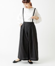 PUAL CE CIN | ワイドサスペンダーパンツ(その他パンツ)