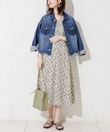 natural couture | 野花柄フレアワンピース(ワンピース)