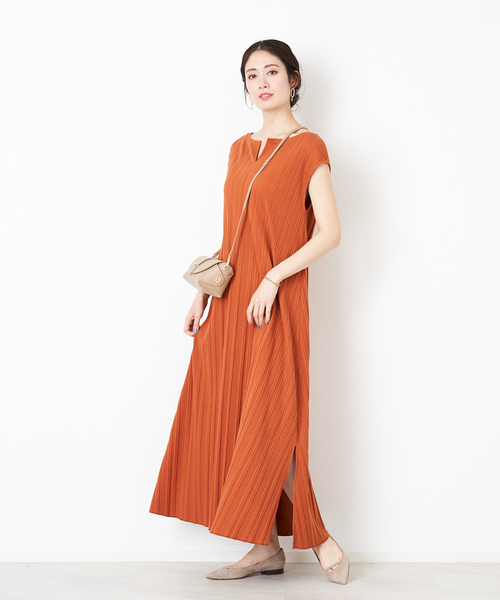 Rouge Vif ルージュヴィフ の 2wayリブフレアーワンピース ワンピース Wear