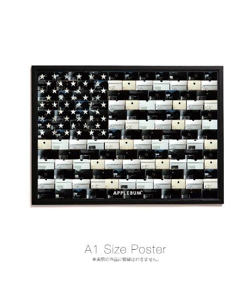 小物 APPLEBUM Black Stars and Stripes Poster APPLEBUM（アップルバム）の「