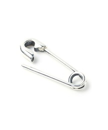 JAM HOME MADE | 安全ピン ダイヤモンド ピアス シルバー925 ブランド オリジナル アクセサリー(ピアス（片耳用）)
