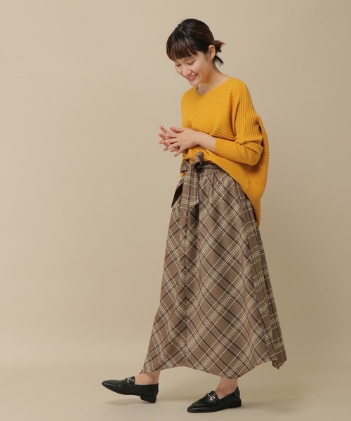 ikka(イッカ)の「ベルト付きヘムスカート(スカート・レディース・ブラウン/ブラック/ベージュ・M/L)」の16枚目の写真